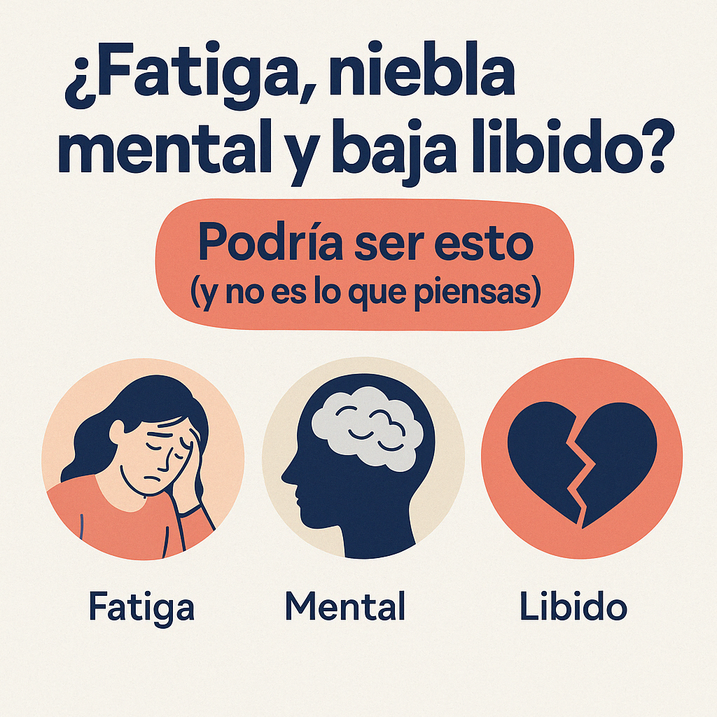 Fatiga, niebla mental y baja libido? Podría ser esto (y no es lo que piensas)