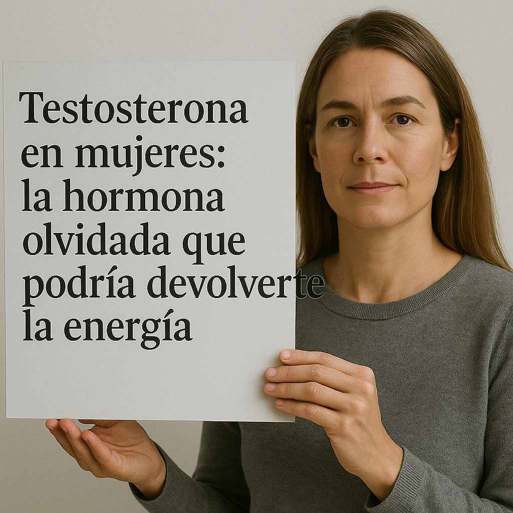 Testosterona en mujeres: la hormona olvidada que podría devolverte la energía