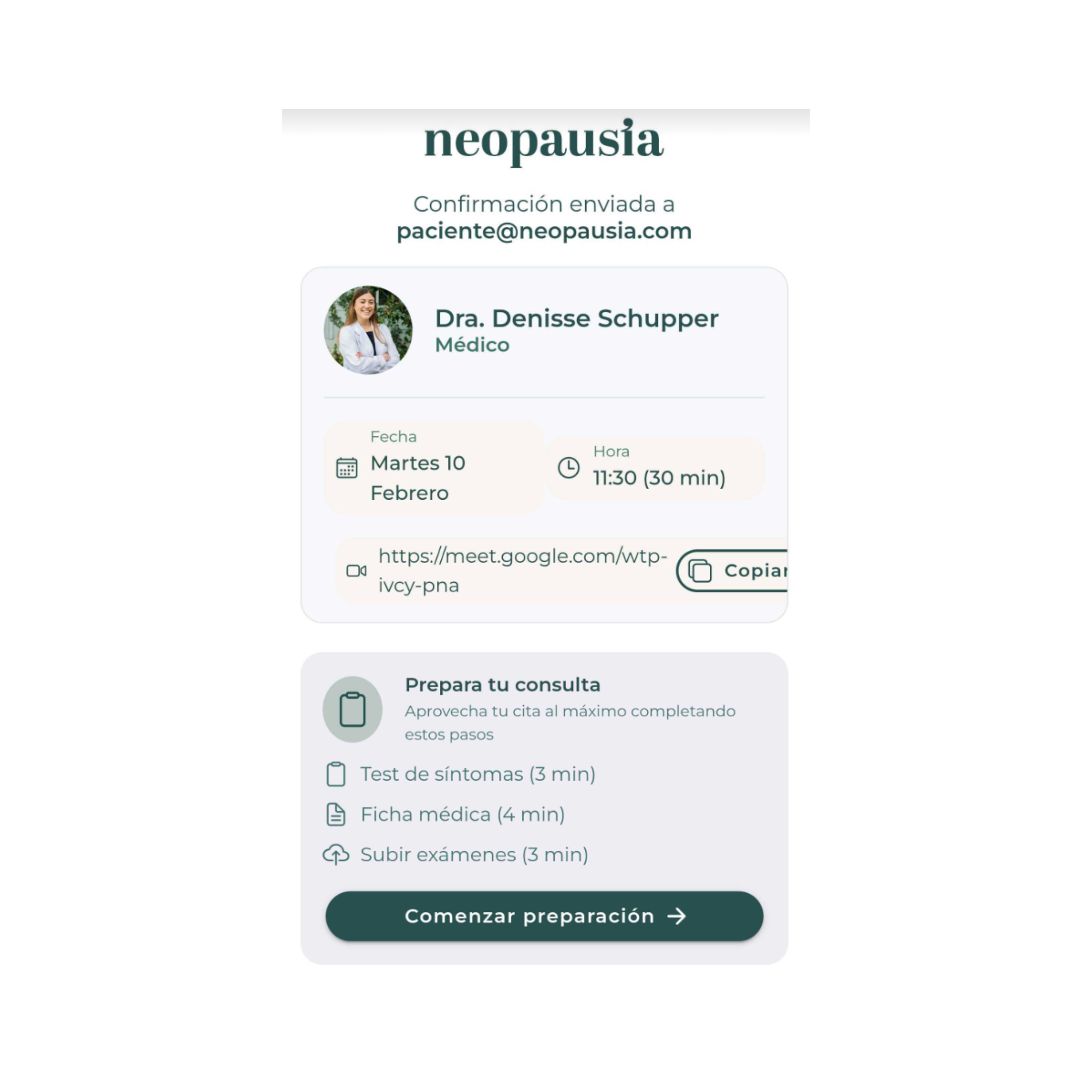 3. Prepara tu consulta